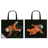 RECYCLED BAG: Tintin & Haddock Cosmonaut