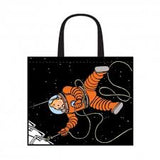RECYCLED BAG: Tintin & Haddock Cosmonaut