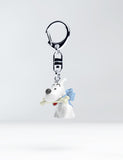 PVC BUST KEYRING - SNOWY