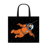 RECYCLED BAG: Tintin & Haddock Cosmonaut
