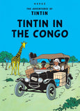 ENG COVER POSTCARD: #02 - Tintin in the Congo